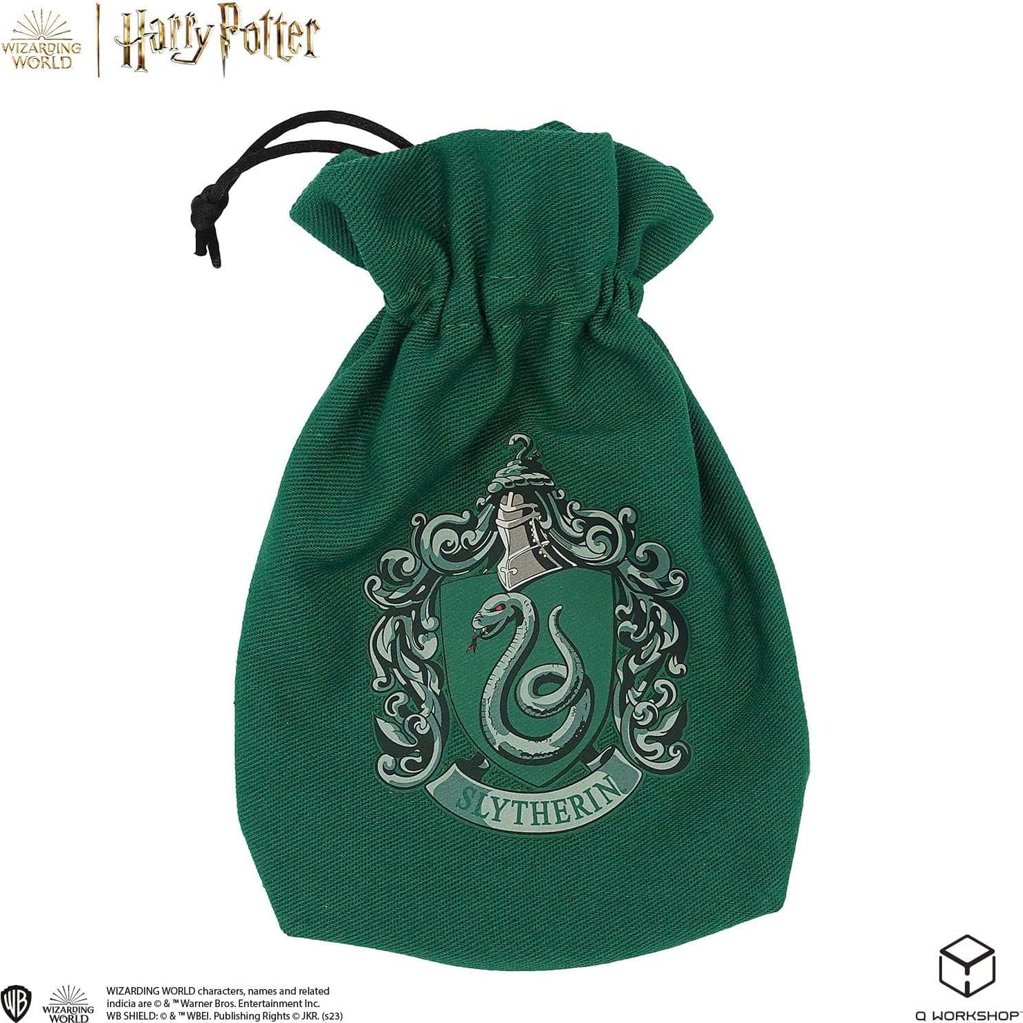 Juego de Dados y Bolsa Harry Potter Hufflepuff Q WORKSHOP