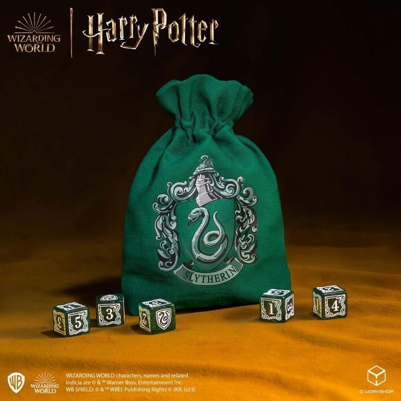 Juego de Dados y Bolsa Harry Potter Hufflepuff Q WORKSHOP