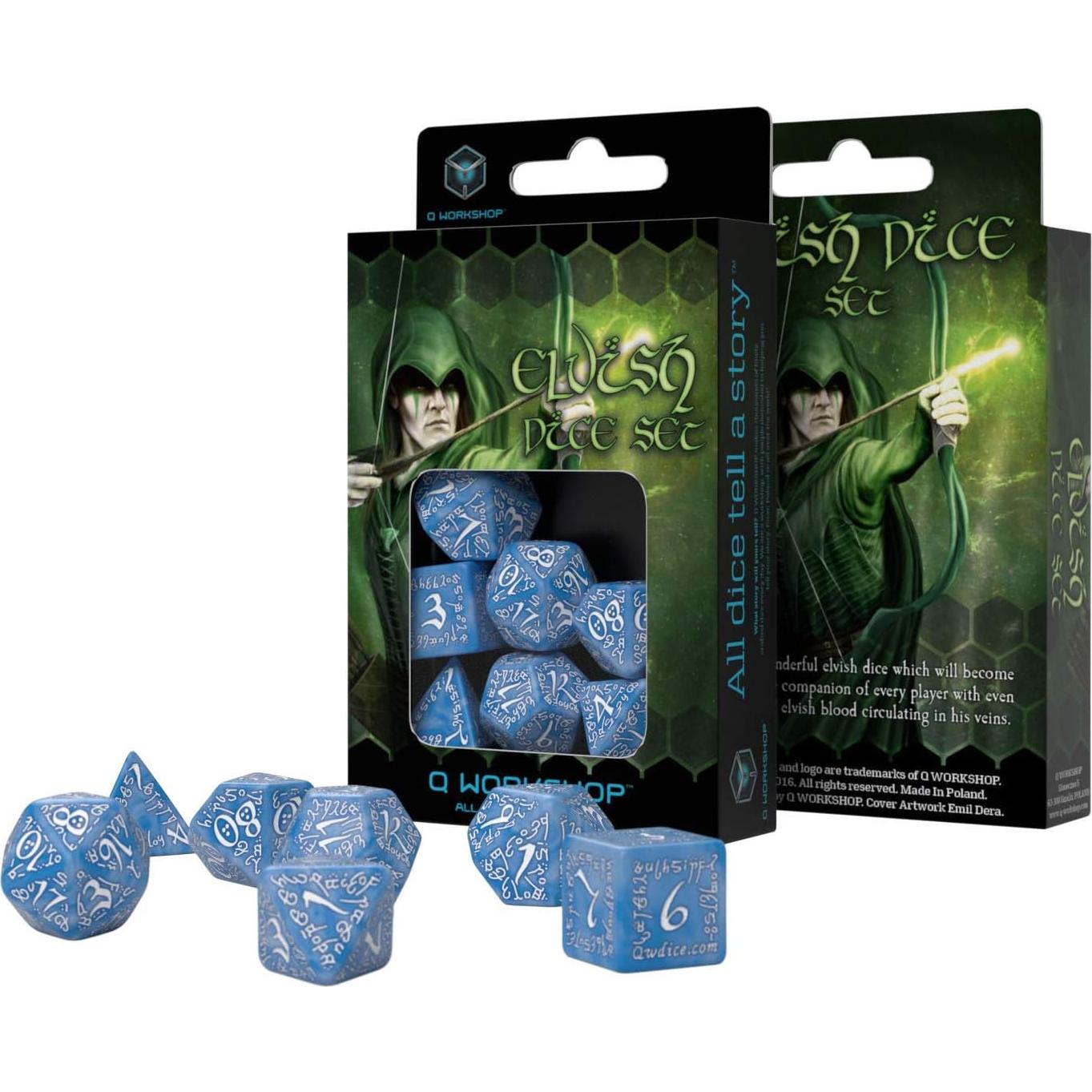 Conjunto de Dados Élfico Q-Workshop Glacier y Blancos