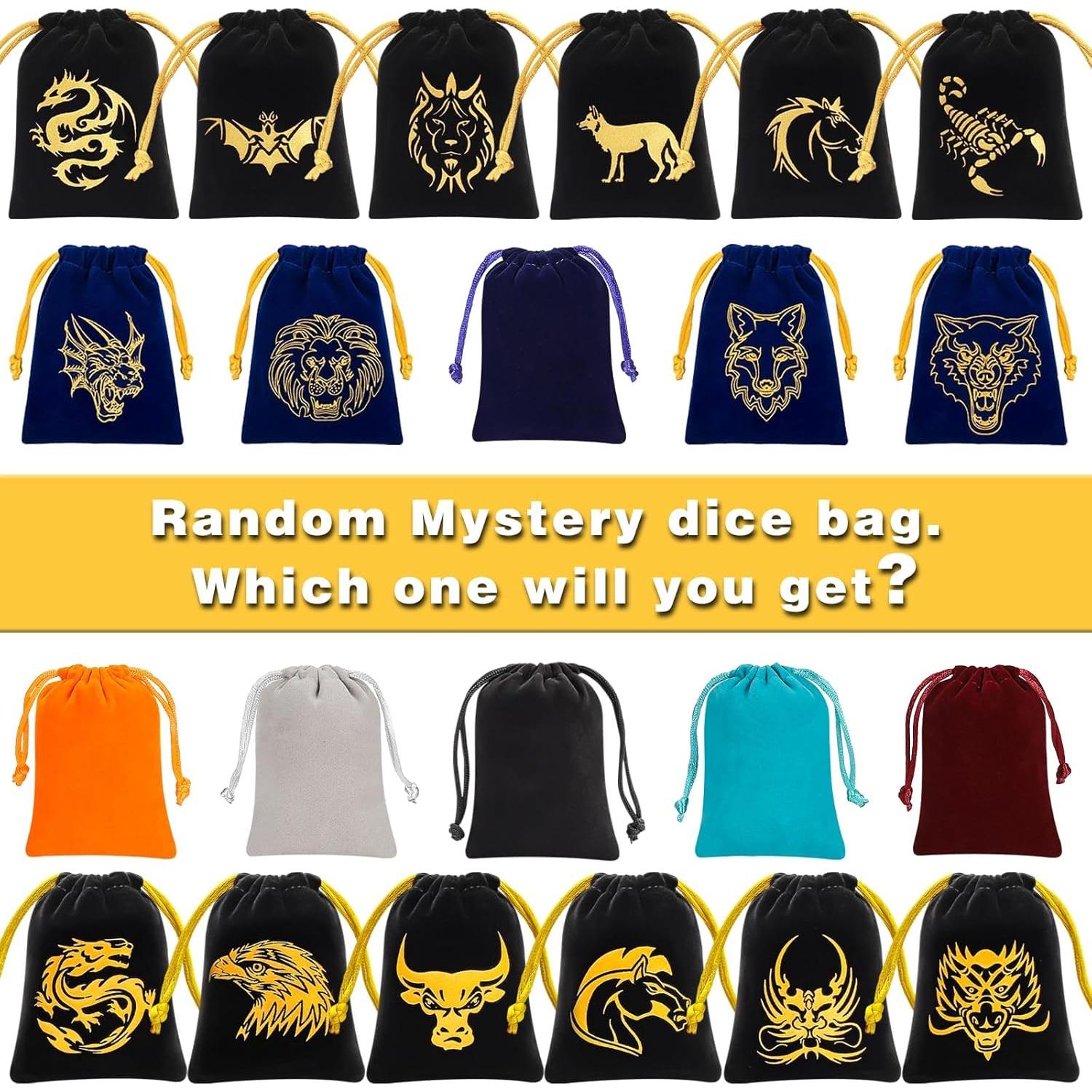 QMAY Dados Poliedricos Misteriosos - 1 Bolsa Aleatoria D&D