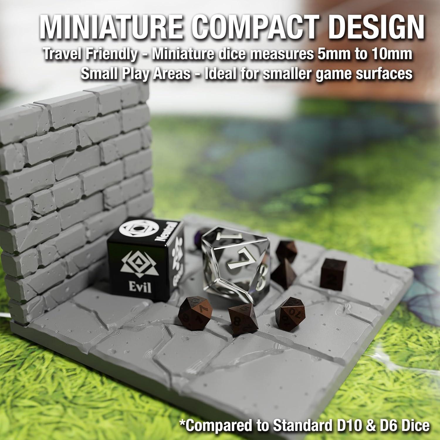 Set de 21 Dados Micro de Metal Citadel para Juegos de Rol