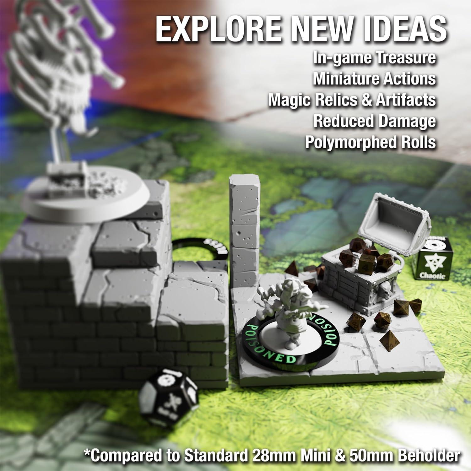 Set de 21 Dados Micro de Metal Citadel para Juegos de Rol