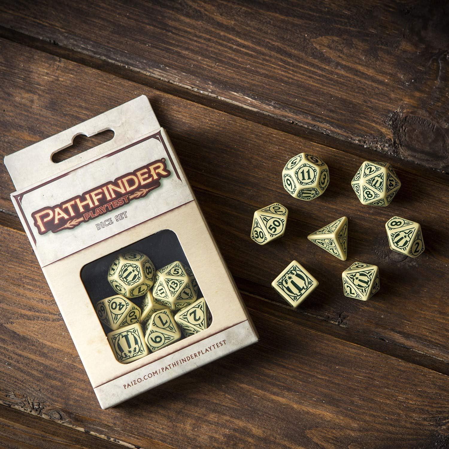 Set de Dados RPG Q WORKSHOP Pathfinder 7 Piezas Ornamentadas