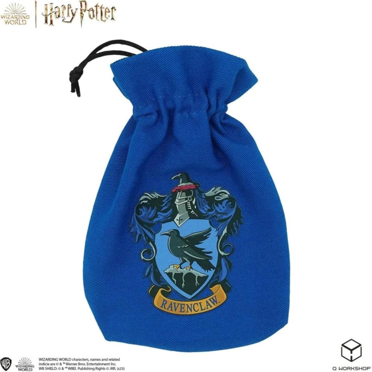 Juego de Dados y Bolsa Hufflepuff Q WORKSHOP 5 Dados