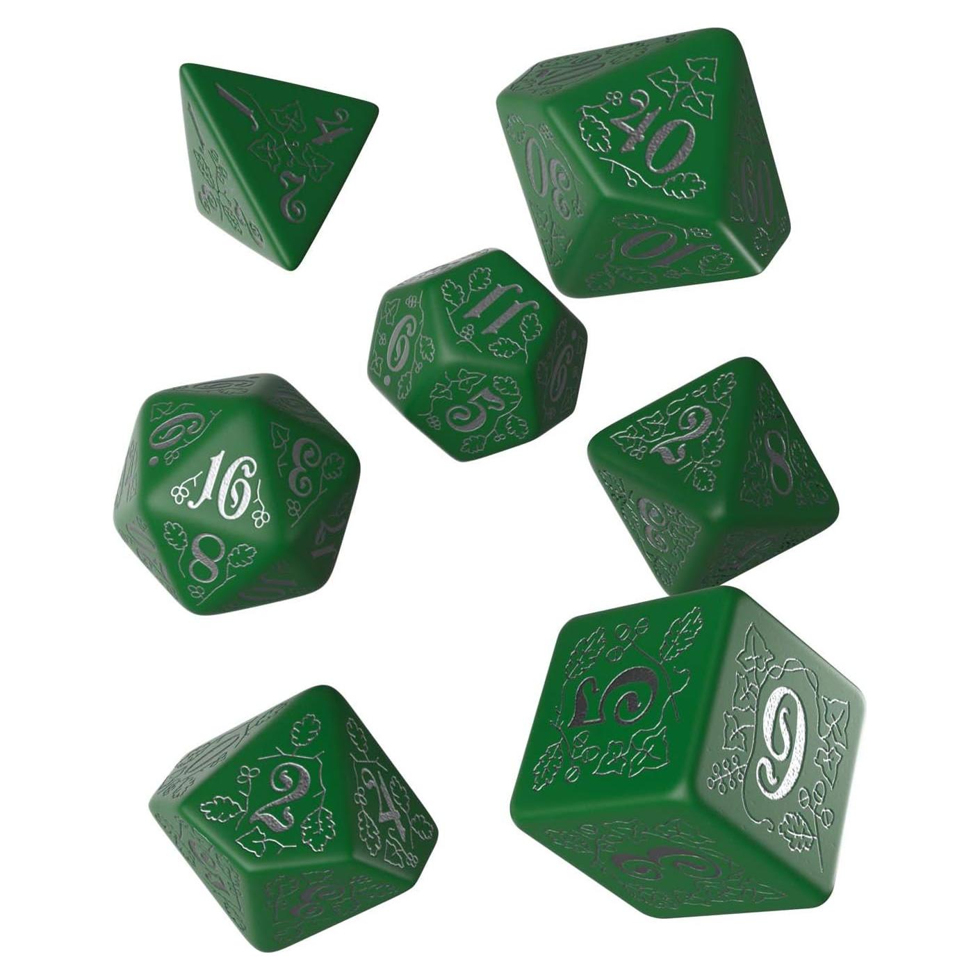 Set de Dados Poliedricos Q WORKSHOP Pathfinder Kingmaker Verde 7 Piezas