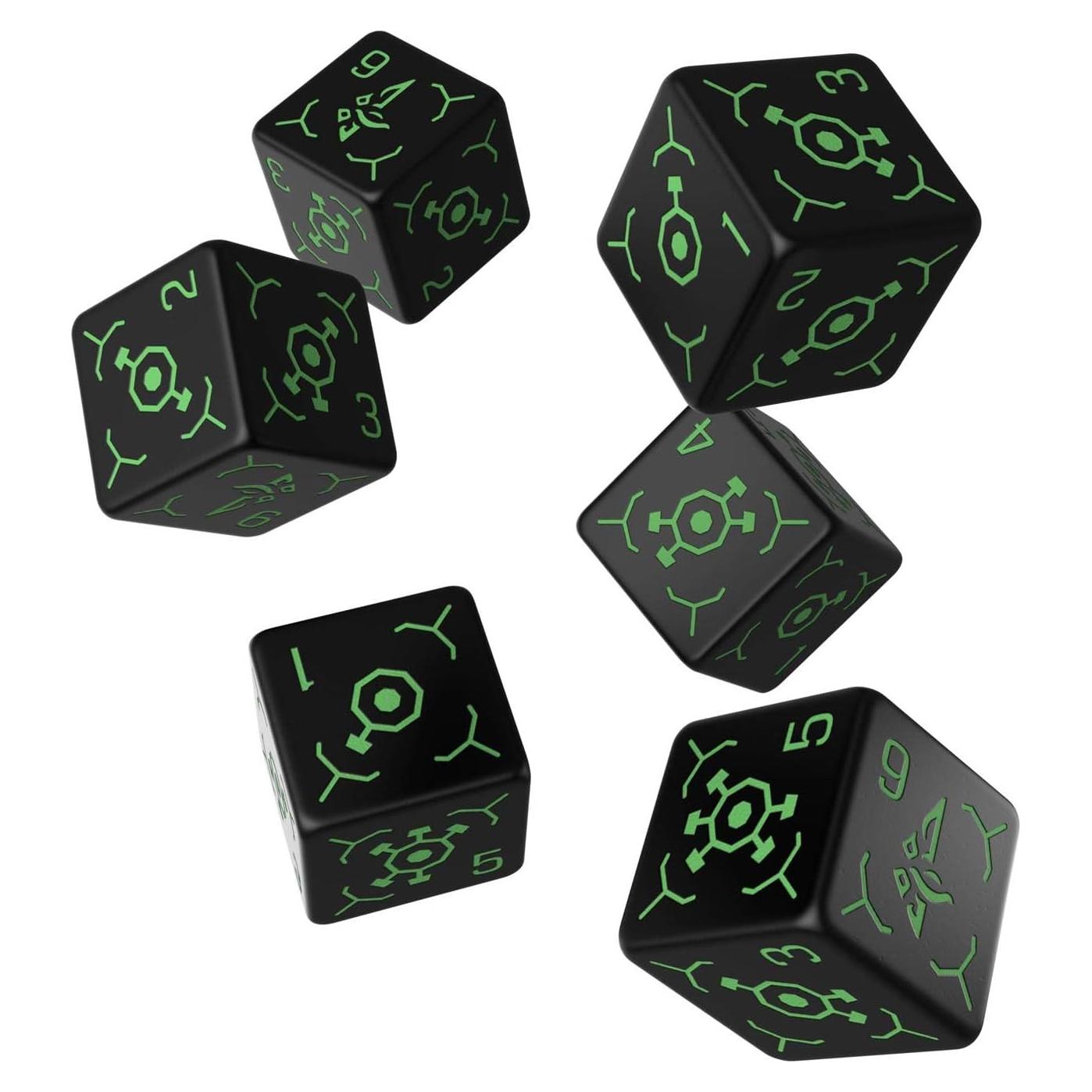 Conjunto de Dados RPG Q WORKSHOP Ingress Enlightened D6