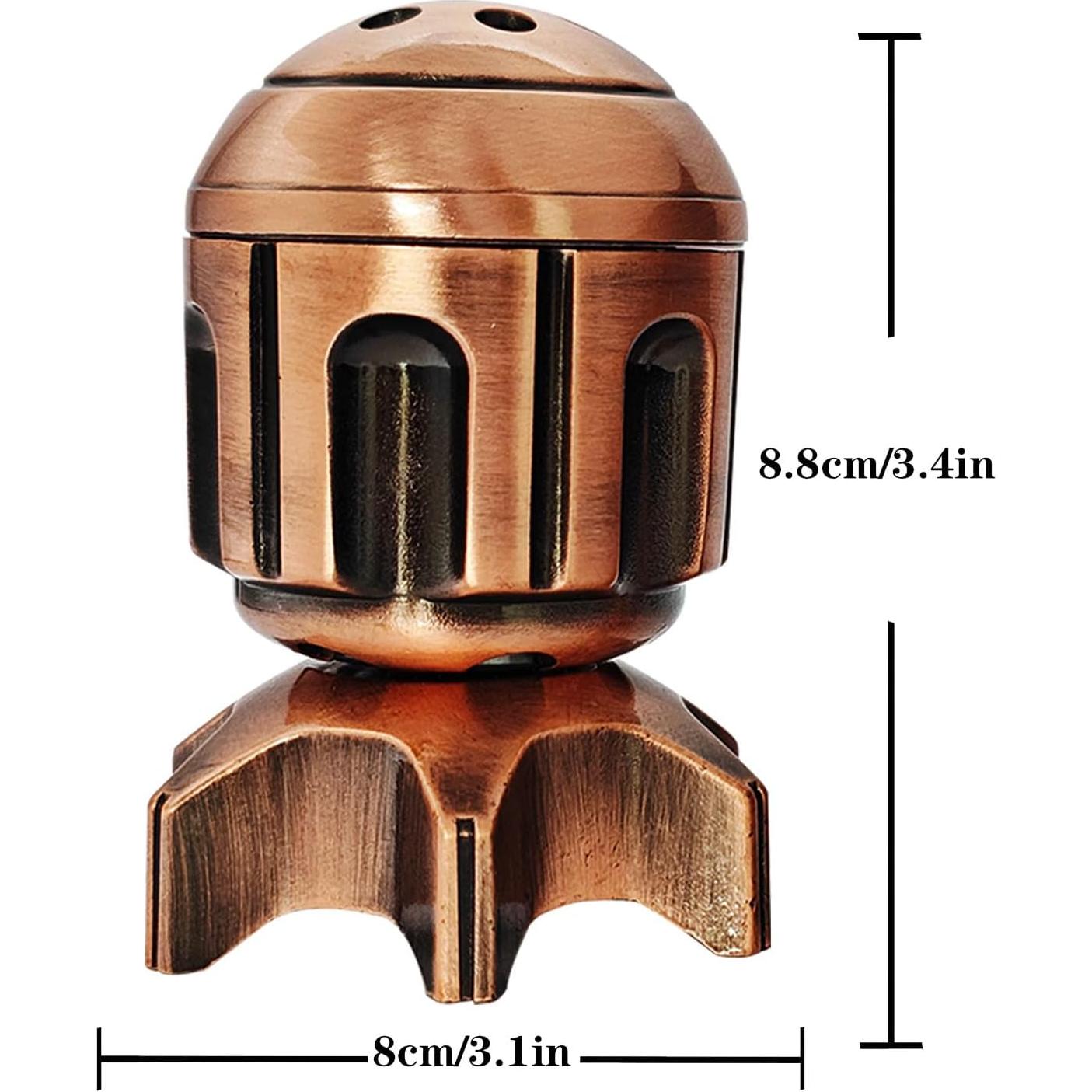 Lanzador de Dados DnD Metálico FLUEFOWL con 7 Dados y Estuche