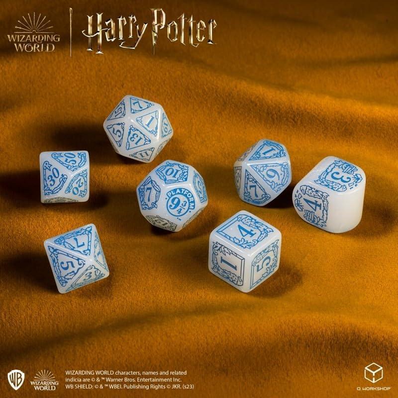 Juego de Dados Modernos Gryffindor Q WORKSHOP - 7 Piezas