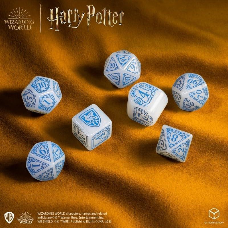 Juego de Dados Modernos Gryffindor Q WORKSHOP - 7 Piezas