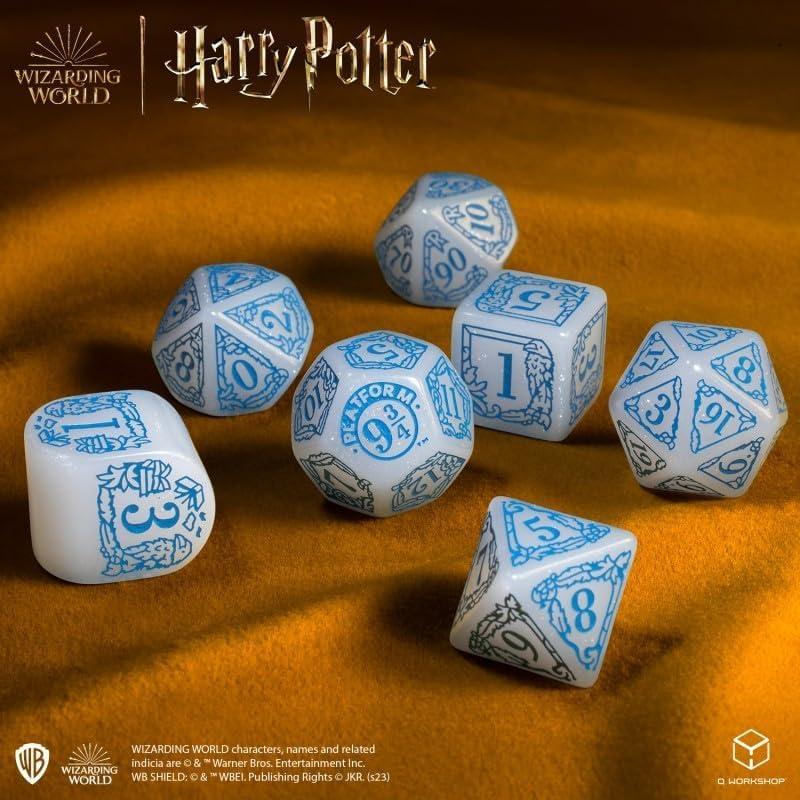 Juego de Dados Modernos Gryffindor Q WORKSHOP - 7 Piezas