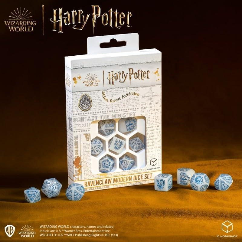 Juego de Dados Modernos Gryffindor Q WORKSHOP - 7 Piezas