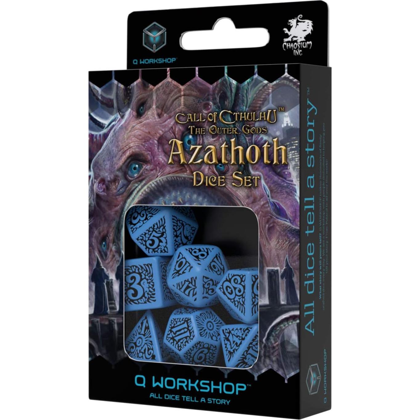 Dados Poliedricos Q WORKSHOP Llamada de Cthulhu 7 Piezas
