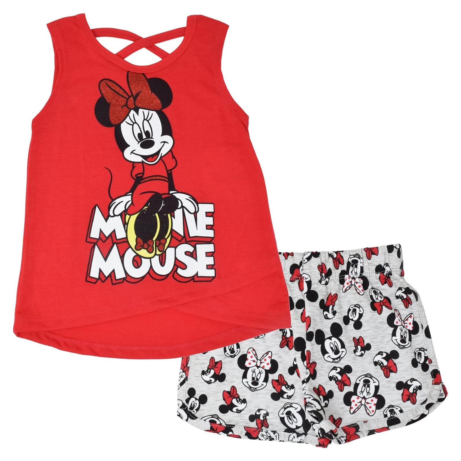 Conjunto camiseta sin mangas y pantalones cortos Disney 12 meses