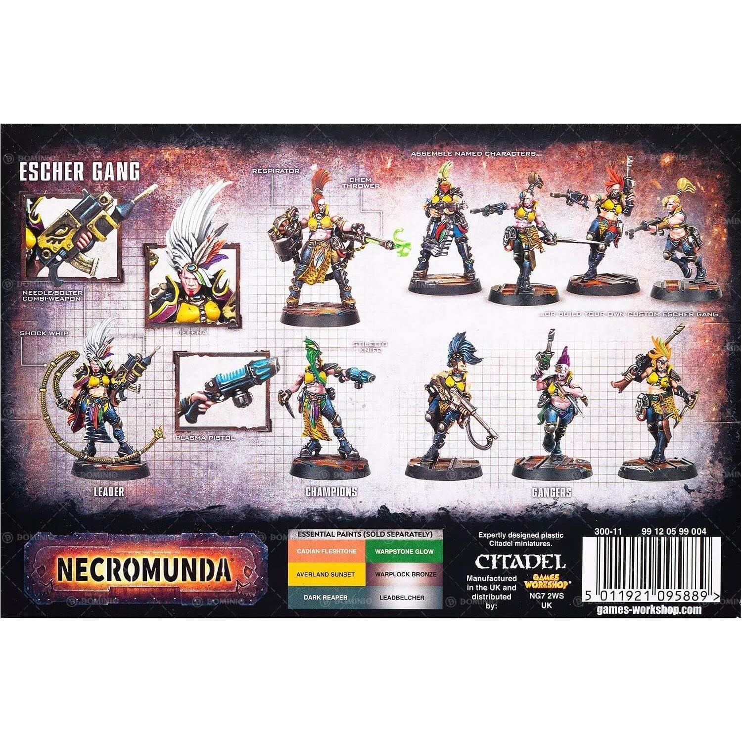 Miniatura Banda Escher Necromunda Games Workshop 10 Piezas