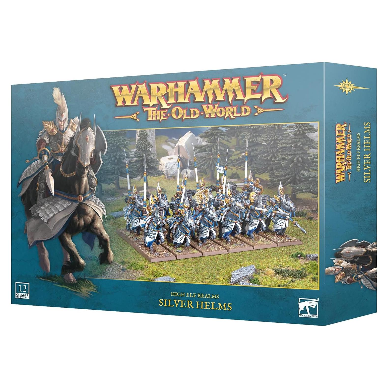 Miniaturas Games Workshop Warhammer El Viejo Mundo 12 Cascos Plateados