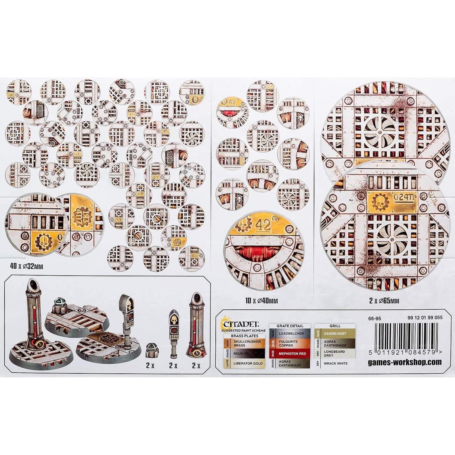 Bases Industriales Sector Mecánico Games Workshop 52 Piezas