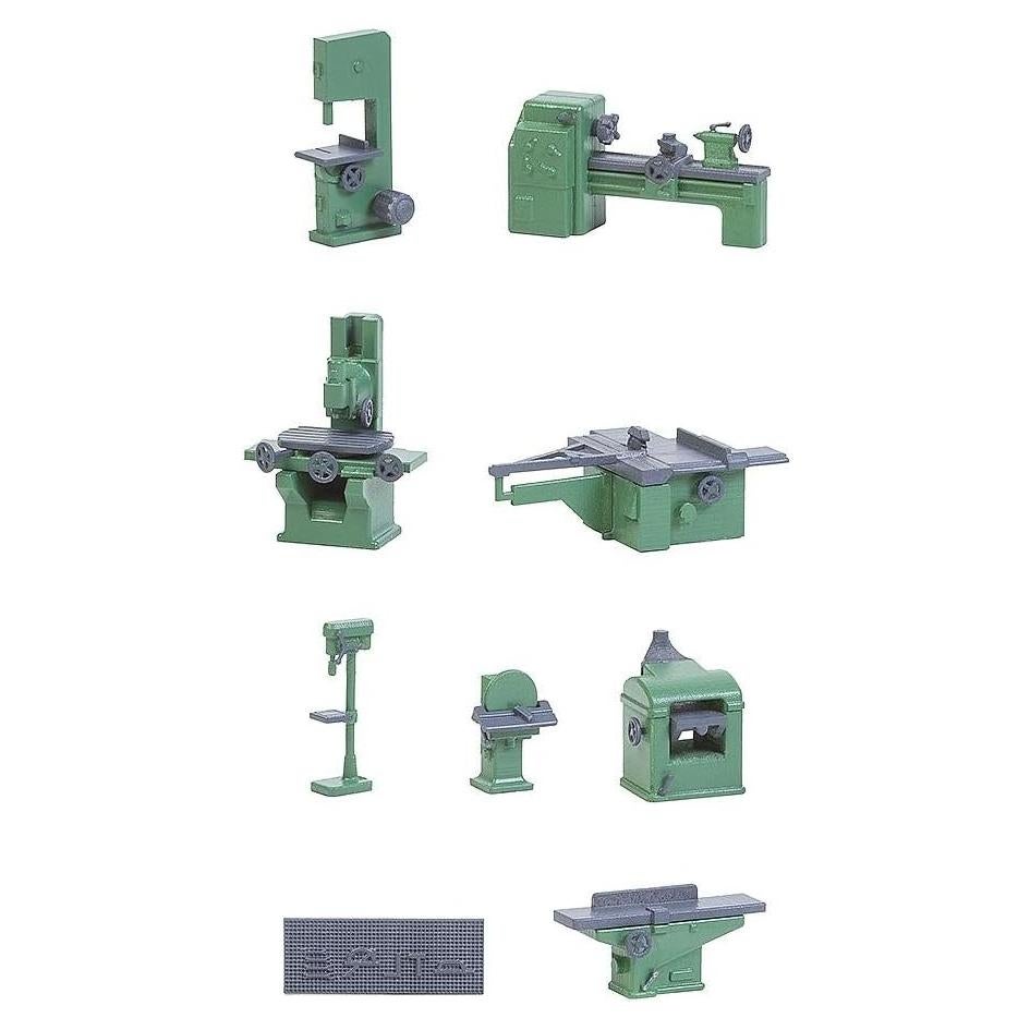 Kit Mobiliario Interior Taller Faller 180455 Escala HO