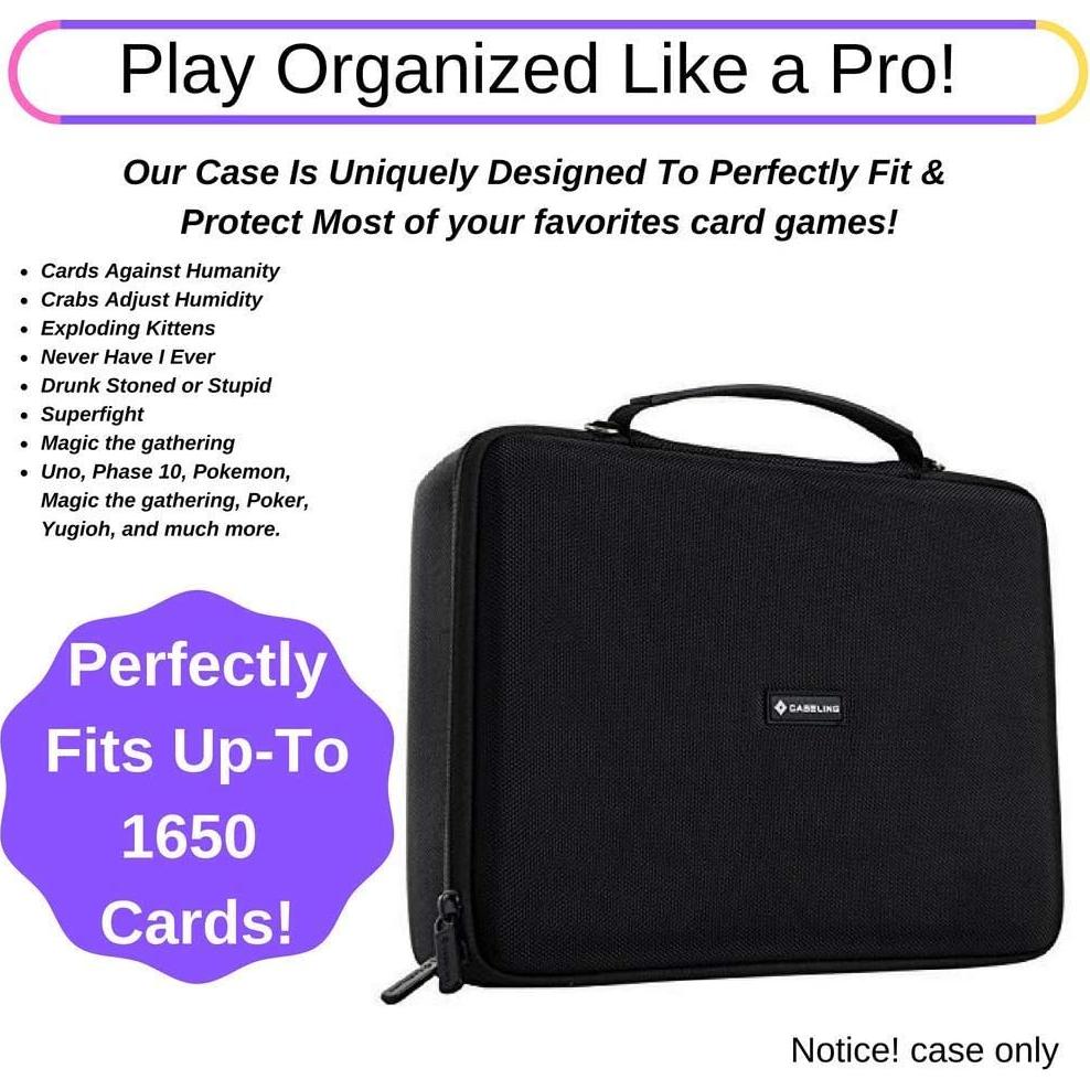 Funda Dura para Juego de Cartas Caseling - 1650 Cartas