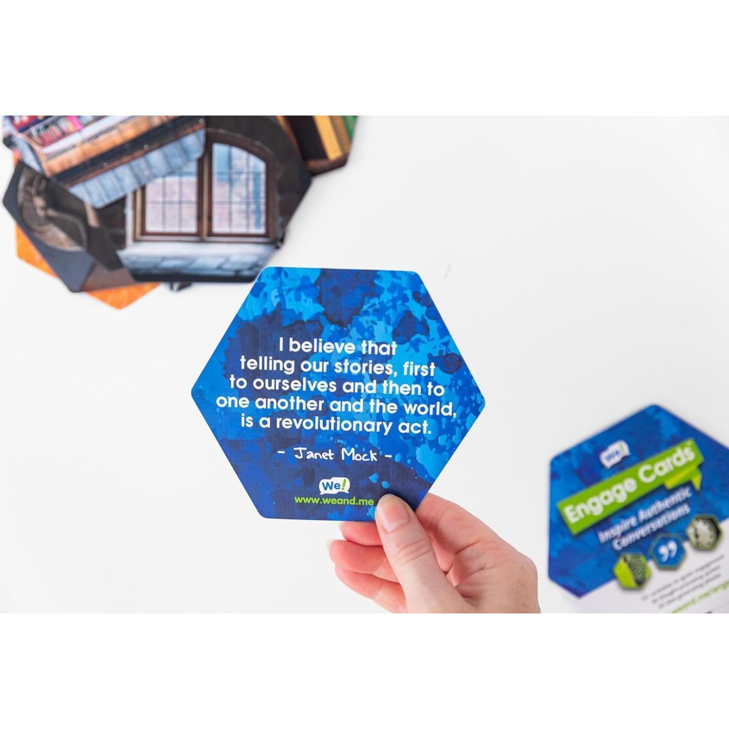 Tarjetas We! Engage - Iniciadores de Conversación para Equipos (56 Tarjetas)