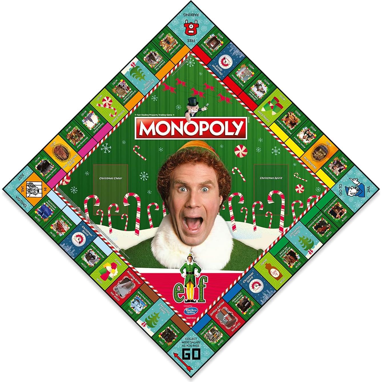 Juego de Mesa Monopoly Elf Winning Moves, 2-6 Jugadores