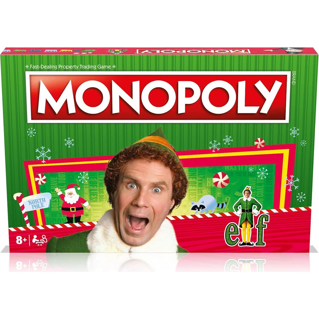 Juego de Mesa Monopoly Elf Winning Moves, 2-6 Jugadores