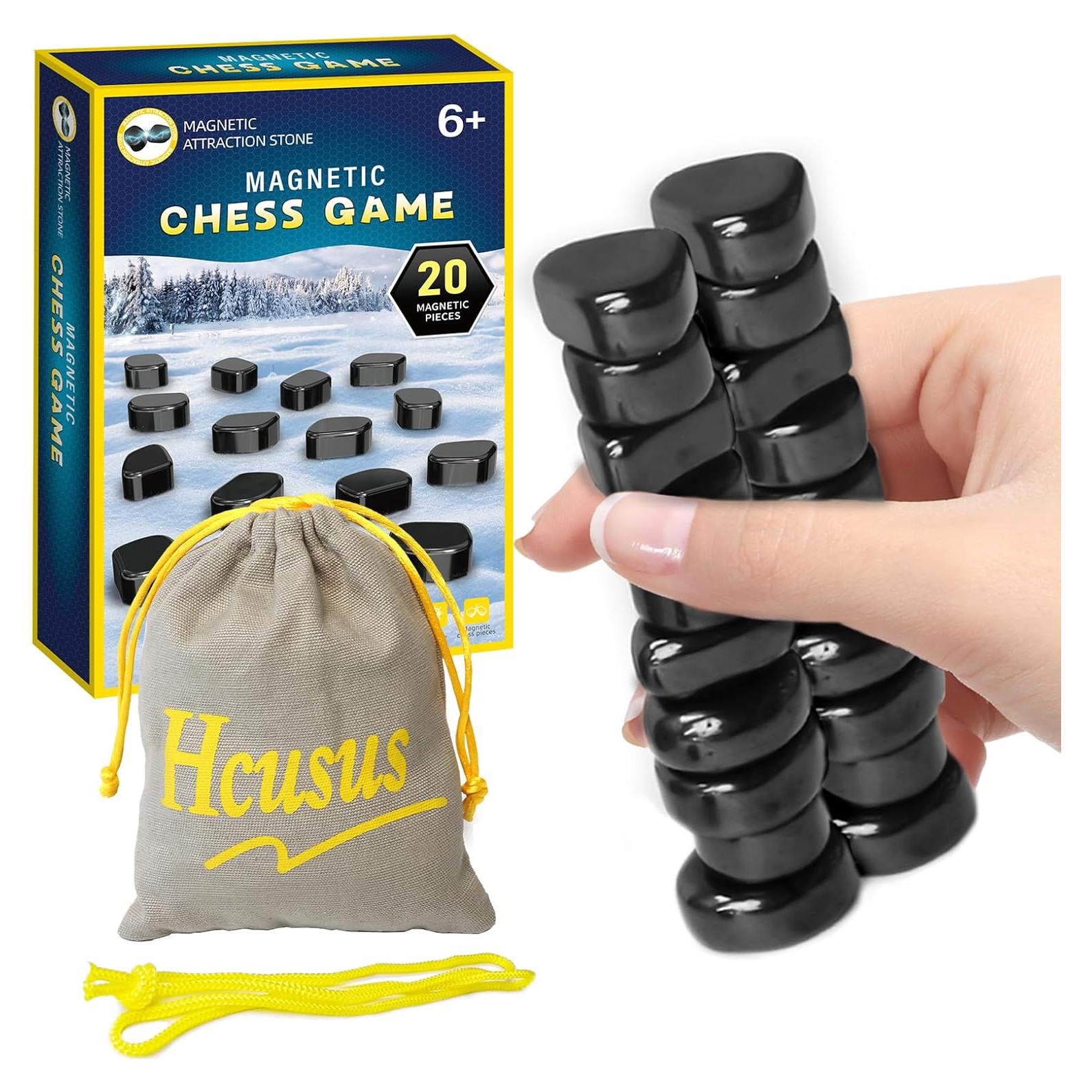 Juego de Ajedrez Magnético Hcusus con Cuerda para 2 Jugadores