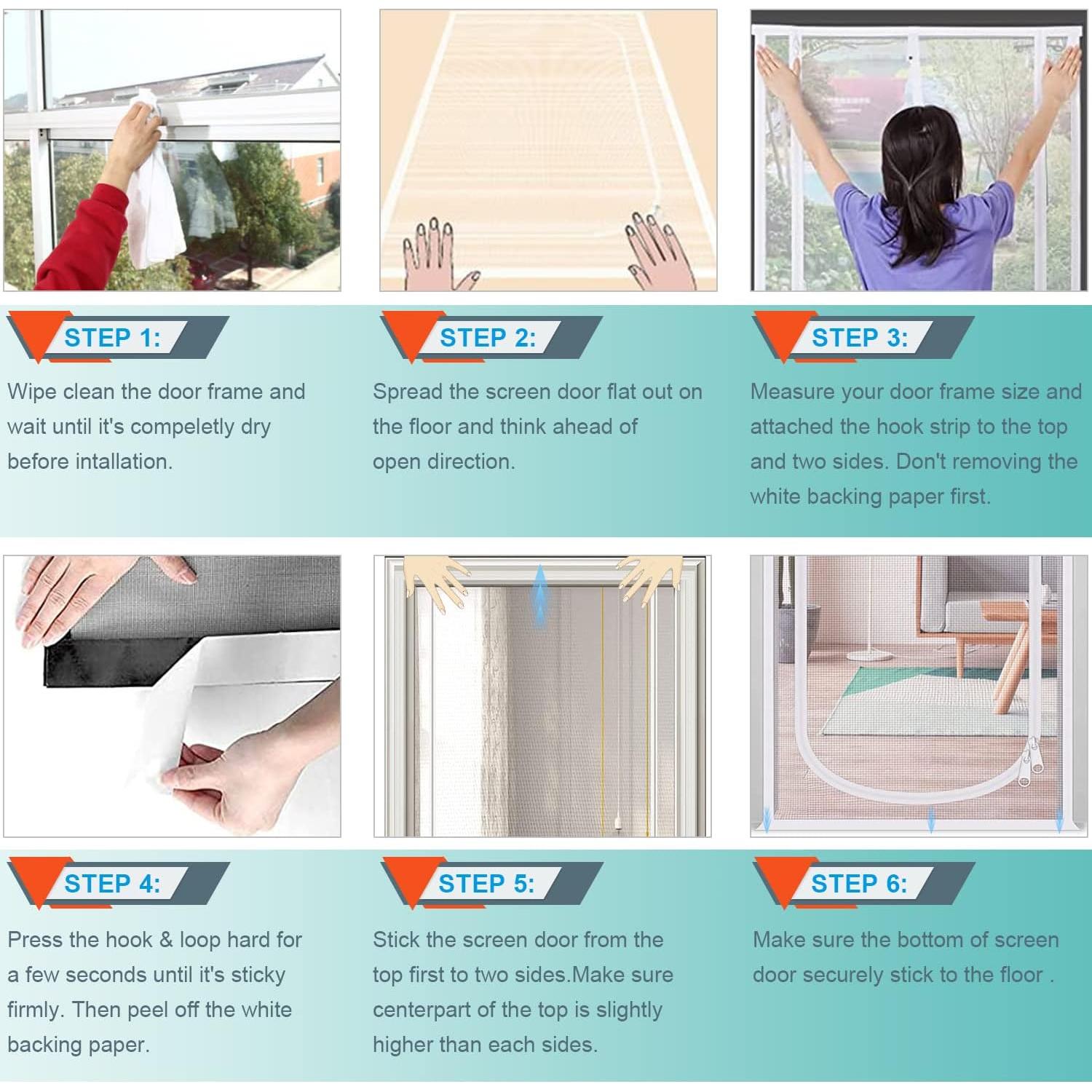 Puerta de Pantalla para Mascotas Dixutzi 34x83 cm Blanca