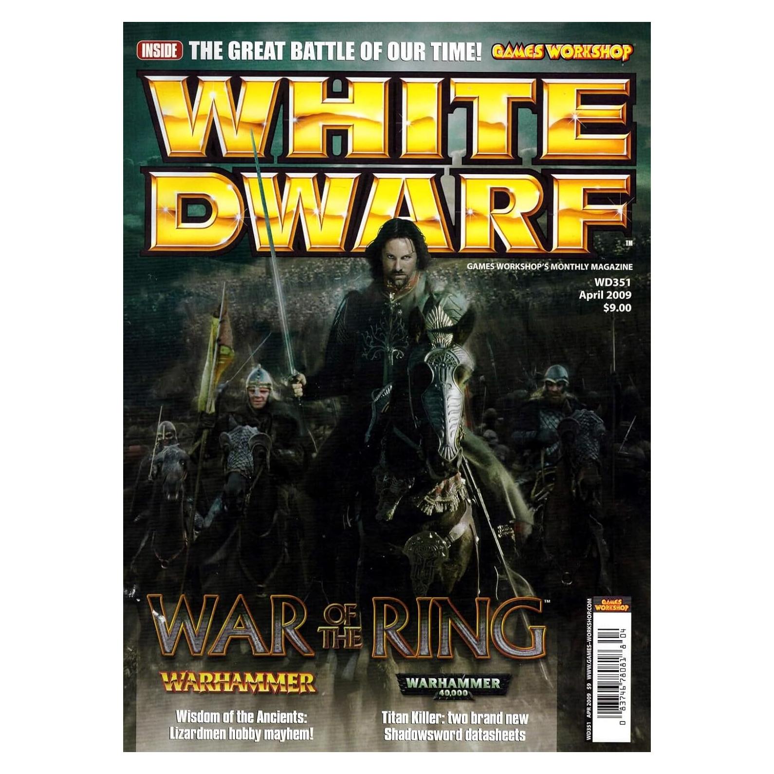 Enano Blanco #351A VF - Cómic Games Workshop 30.48x22.86cm