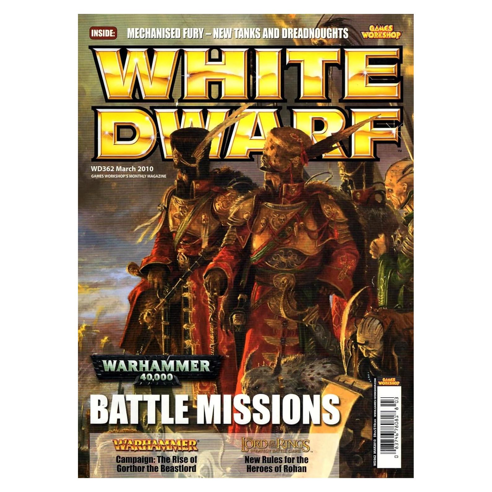 Revista Enano Blanco #362A Games Workshop Cómics 30.48x22.86cm