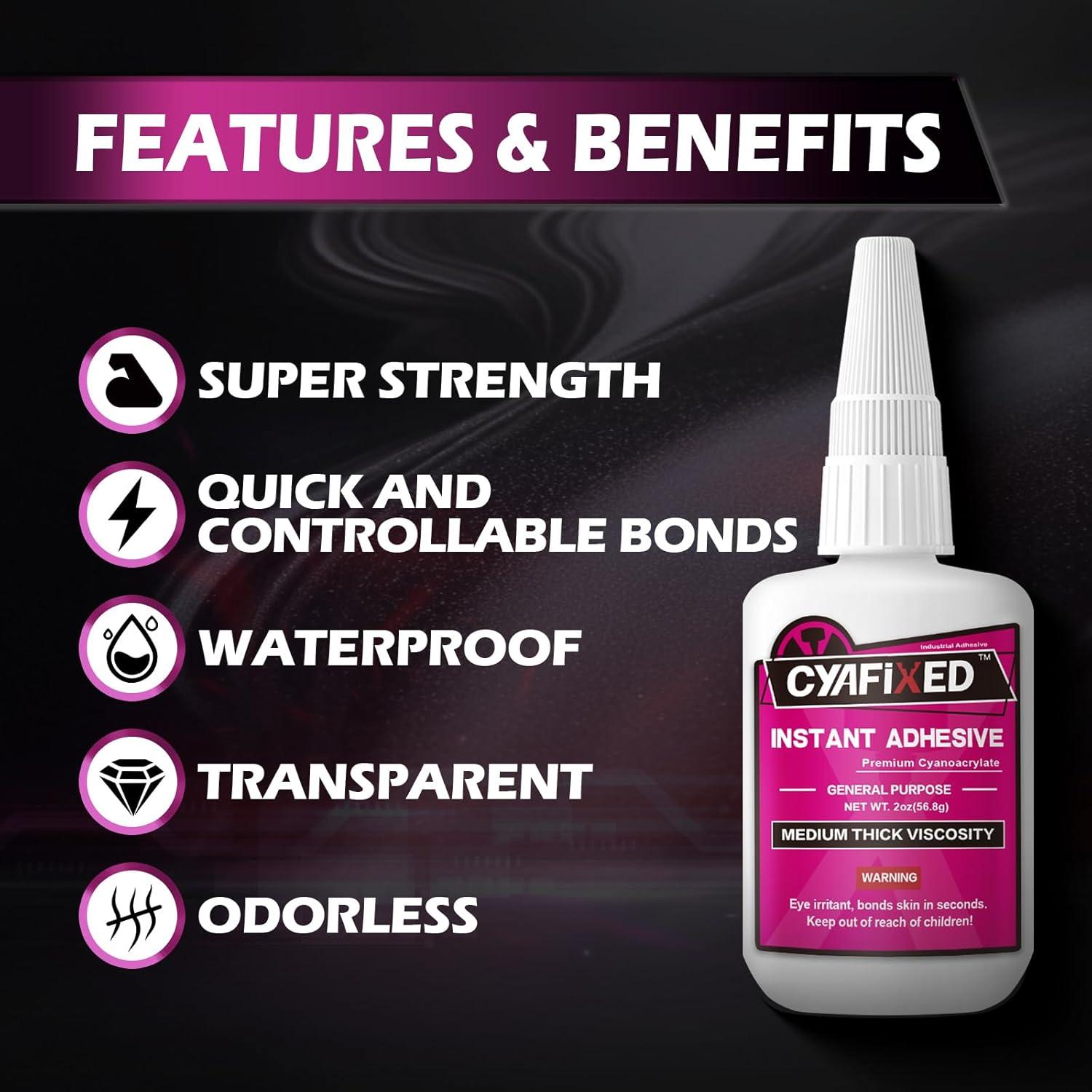 Adhesivo Super Glue CYAFIXED 59 ml Viscosidad Media Gruesa