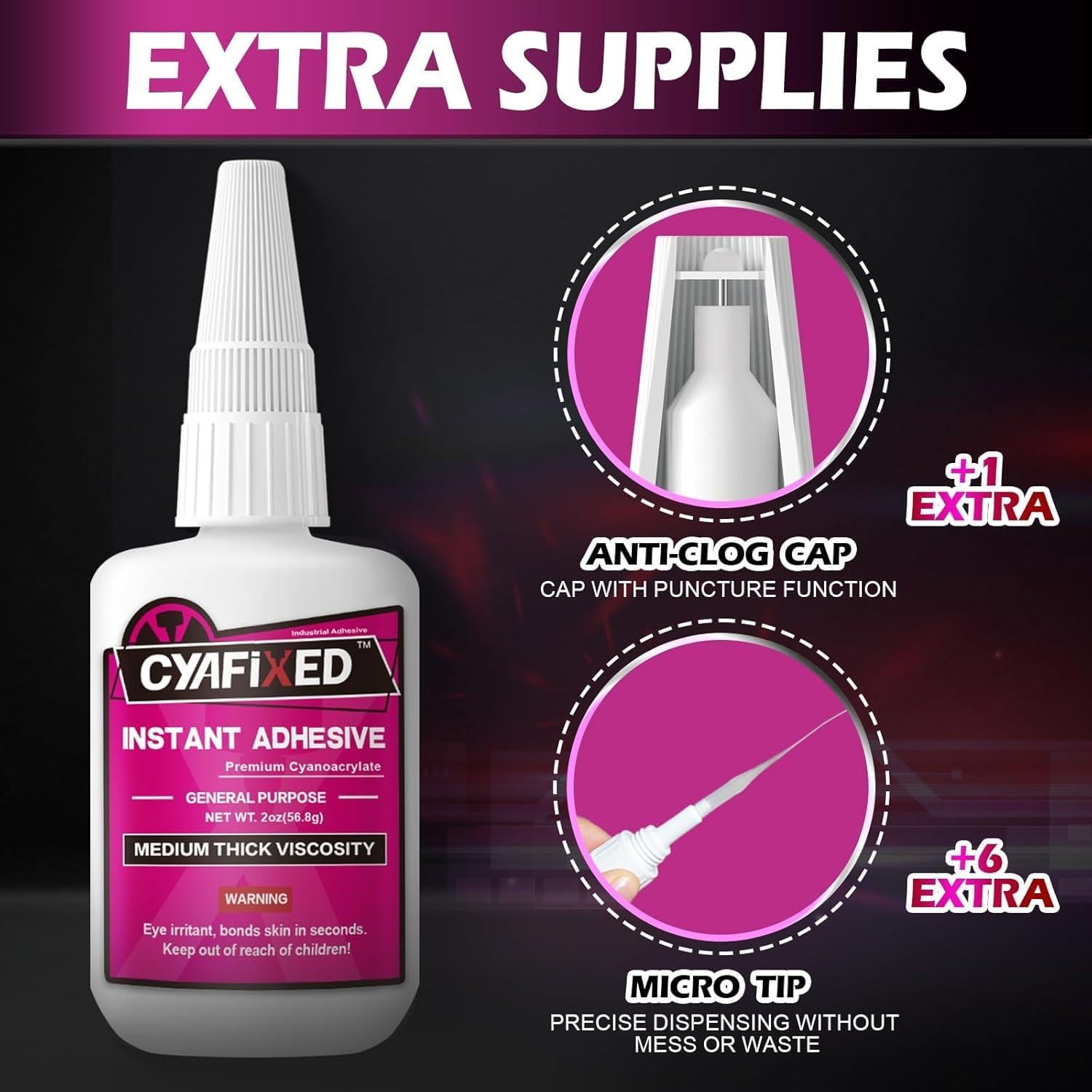 Adhesivo Super Glue CYAFIXED 59 ml Viscosidad Media Gruesa