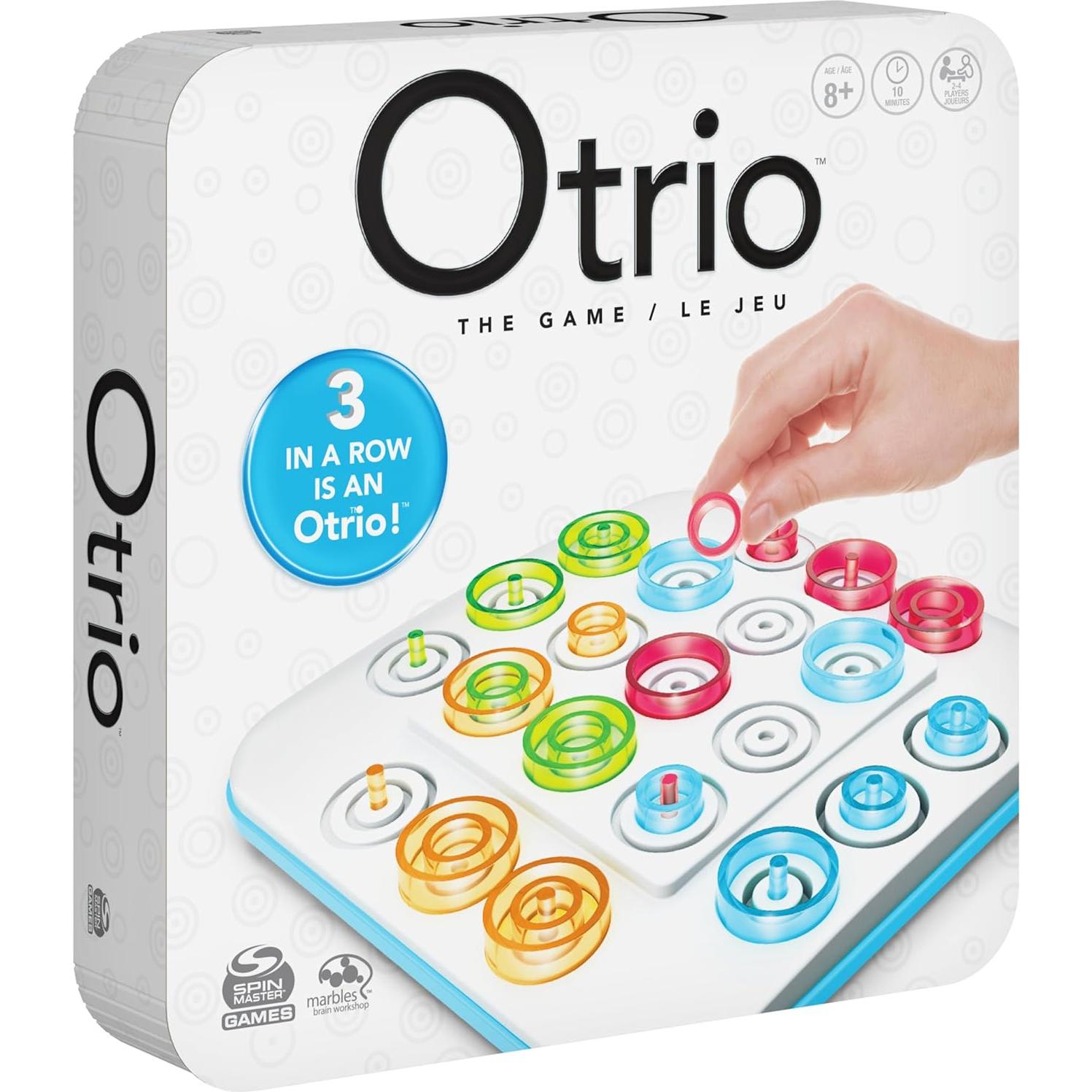 Juego de Mesa Otrio Spin Master - Estrategia 2-4 Jugadores