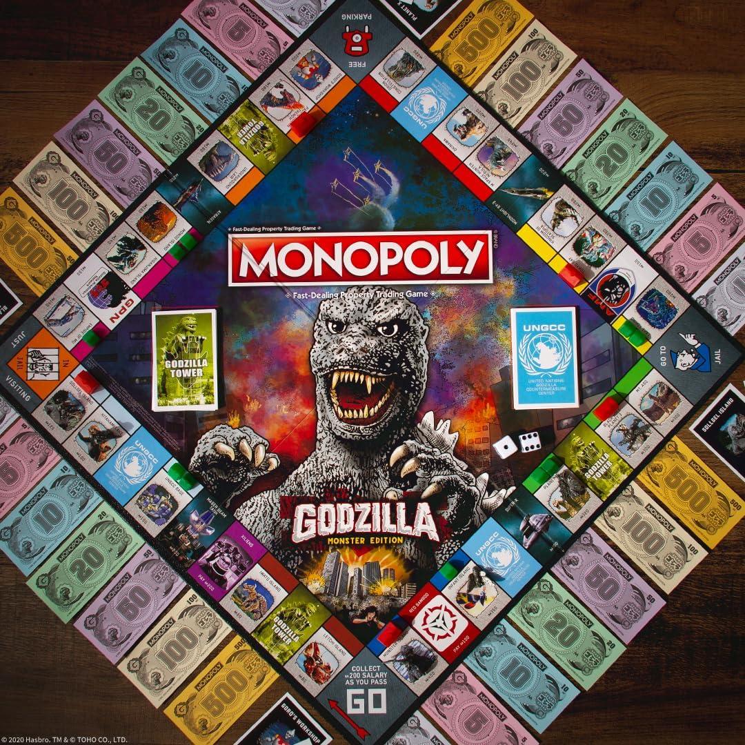 Monopoly Godzilla USAopoly - Juego de mesa coleccionable