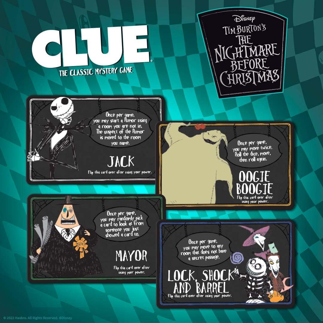 Juego de Clue Disney El extraño mundo de Jack - 2 a 6 jugadores