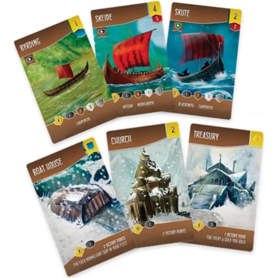 Juego de mesa Constructores de Barcos Vikingos - Renegade