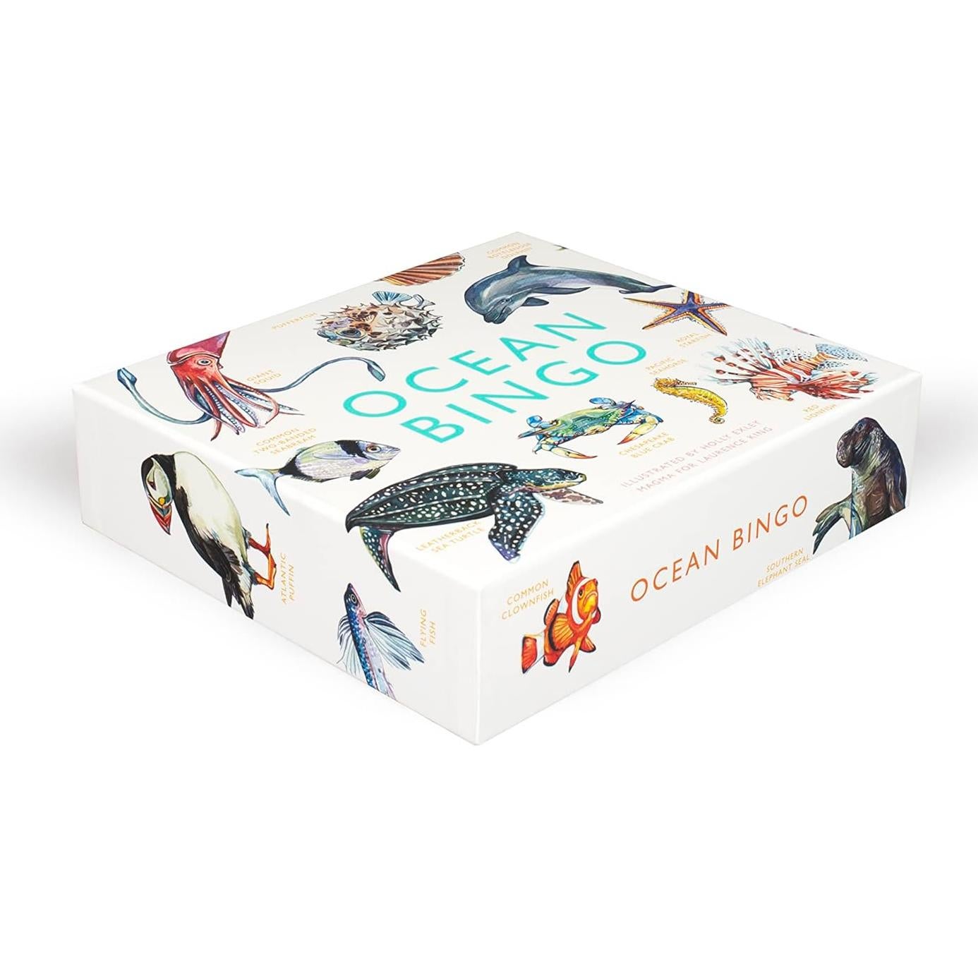 Bingo Oceánico Laurence King - Juego Familiar Educativo