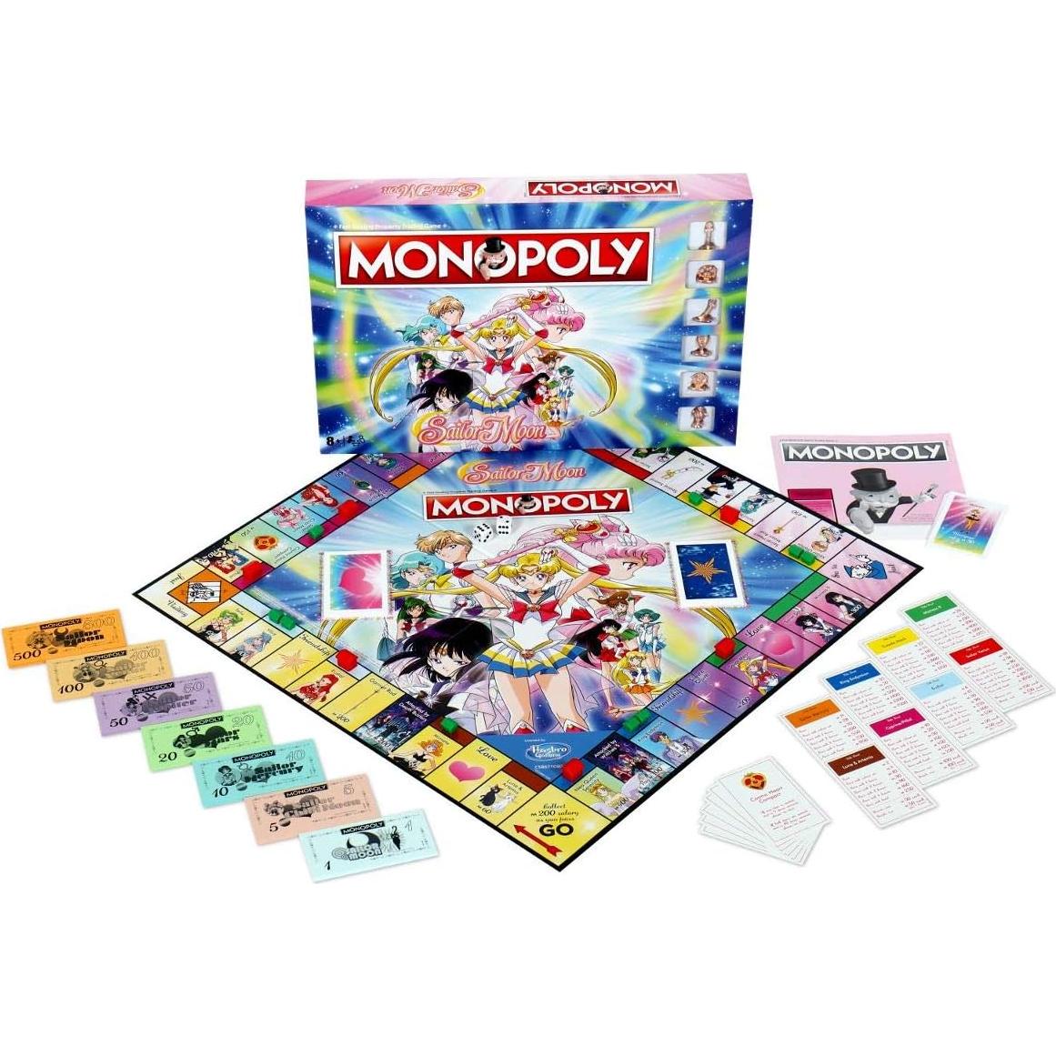 Juego de Mesa Monopoly Sailor Moon - 2+ Jugadores - 9+ Años