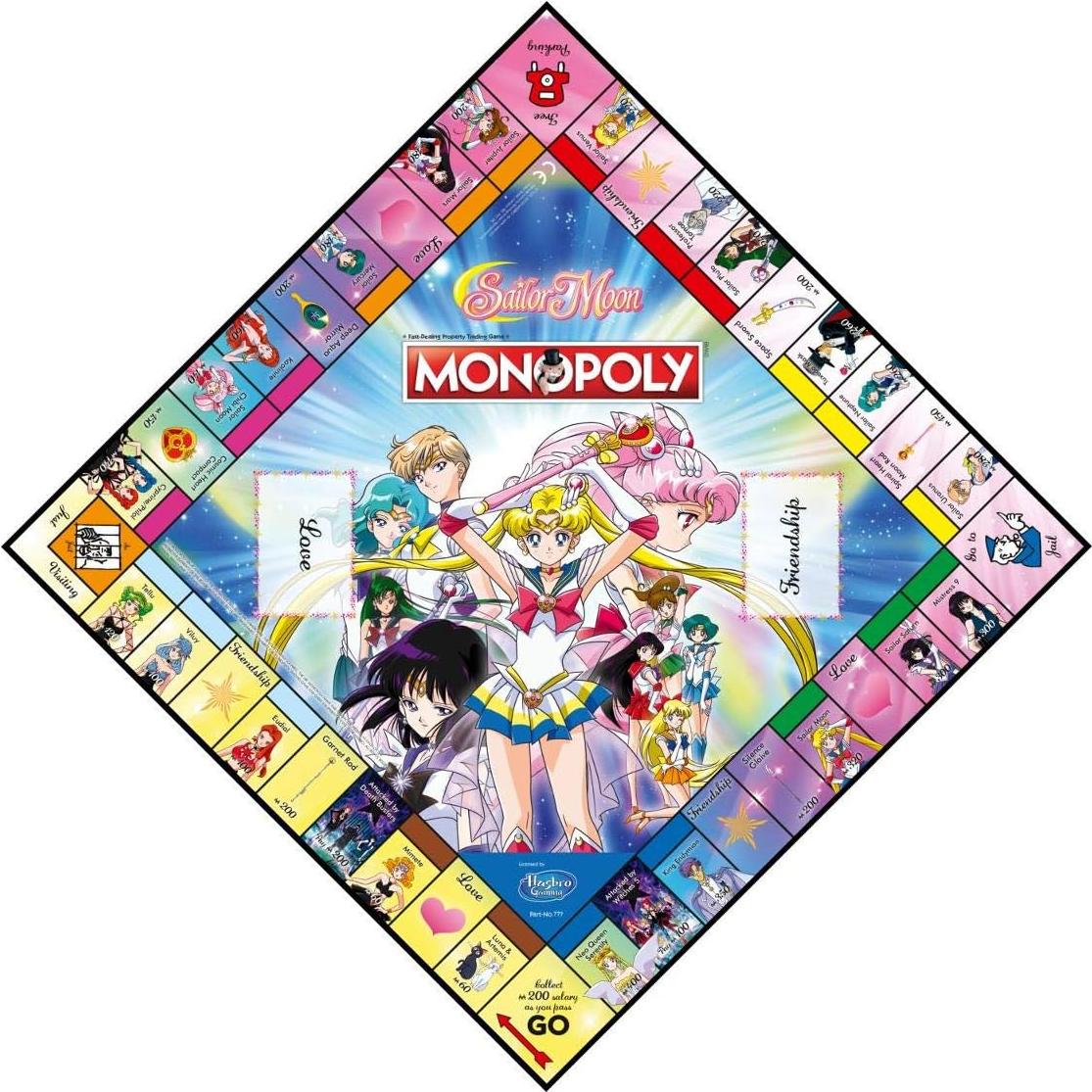 Juego de Mesa Monopoly Sailor Moon - 2+ Jugadores - 9+ Años