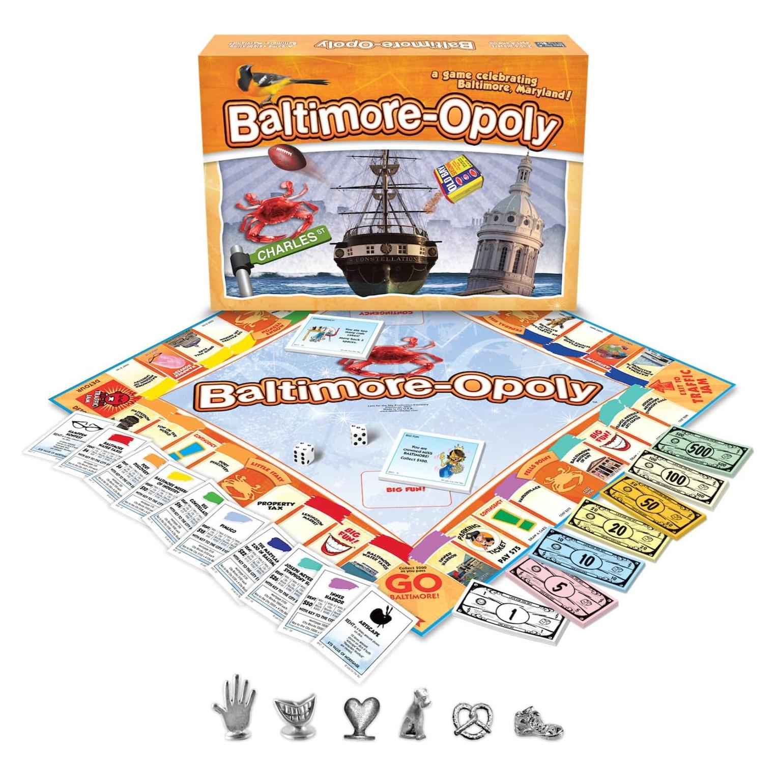 Juego de Mesa Baltimore-opoly Tarde Para el Cielo