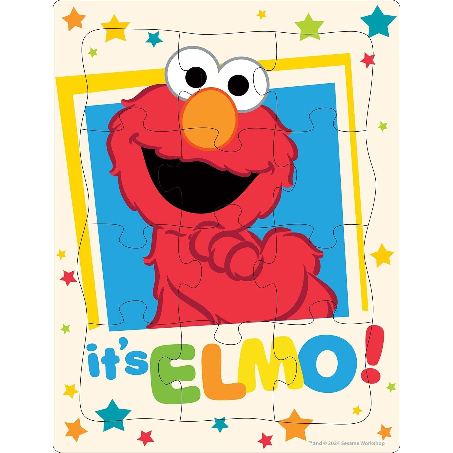 Rompecabezas de Bandeja Buffalo Games Sesame Street 4 en 1