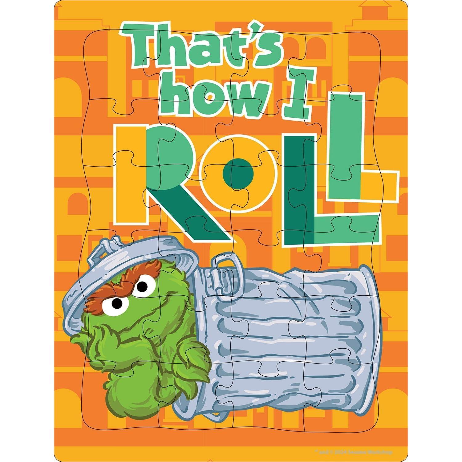 Rompecabezas de Bandeja Buffalo Games Sesame Street 4 en 1