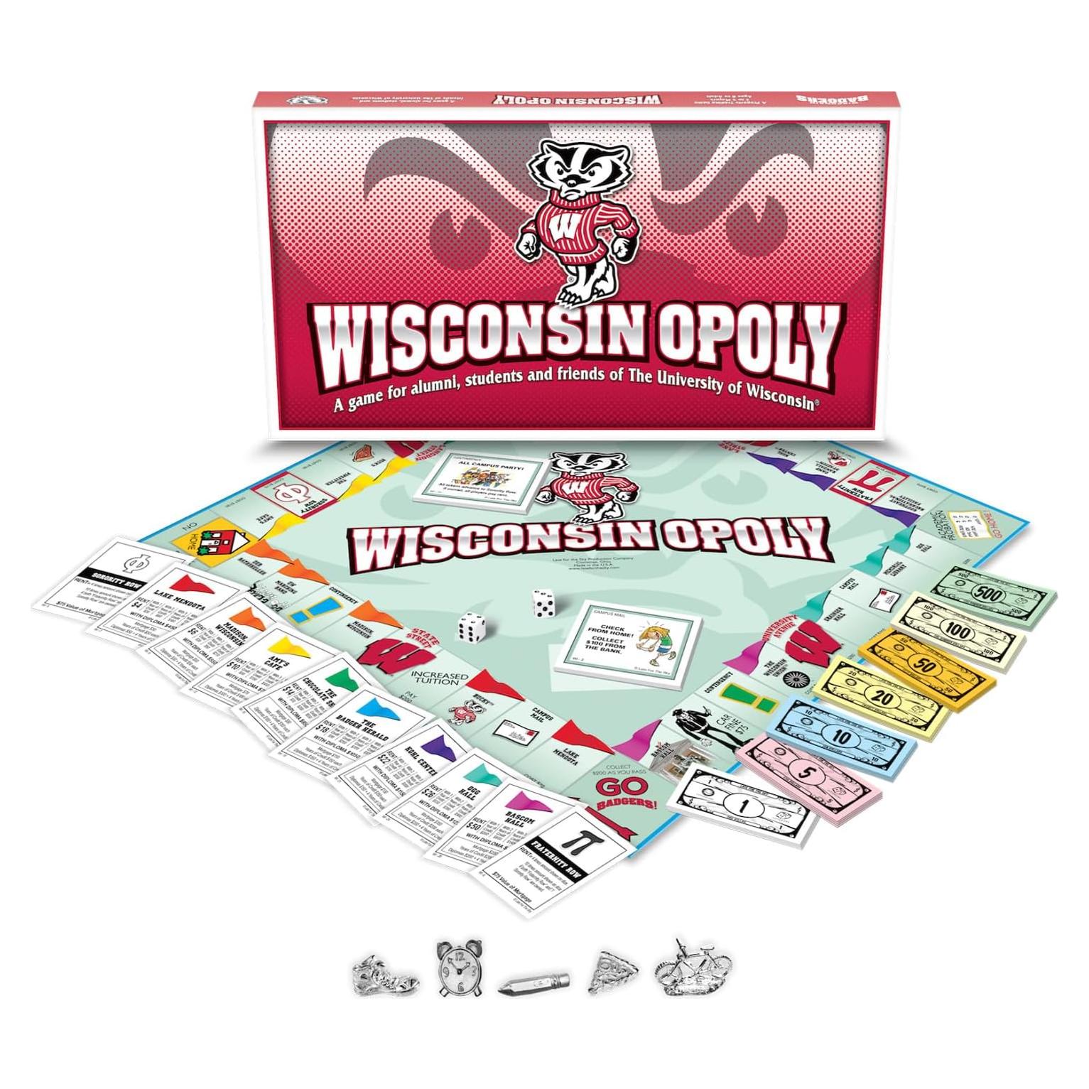 Juego de Mesa Wisconsinopoly Tarde para el Cielo - 2-6 Jugadores
