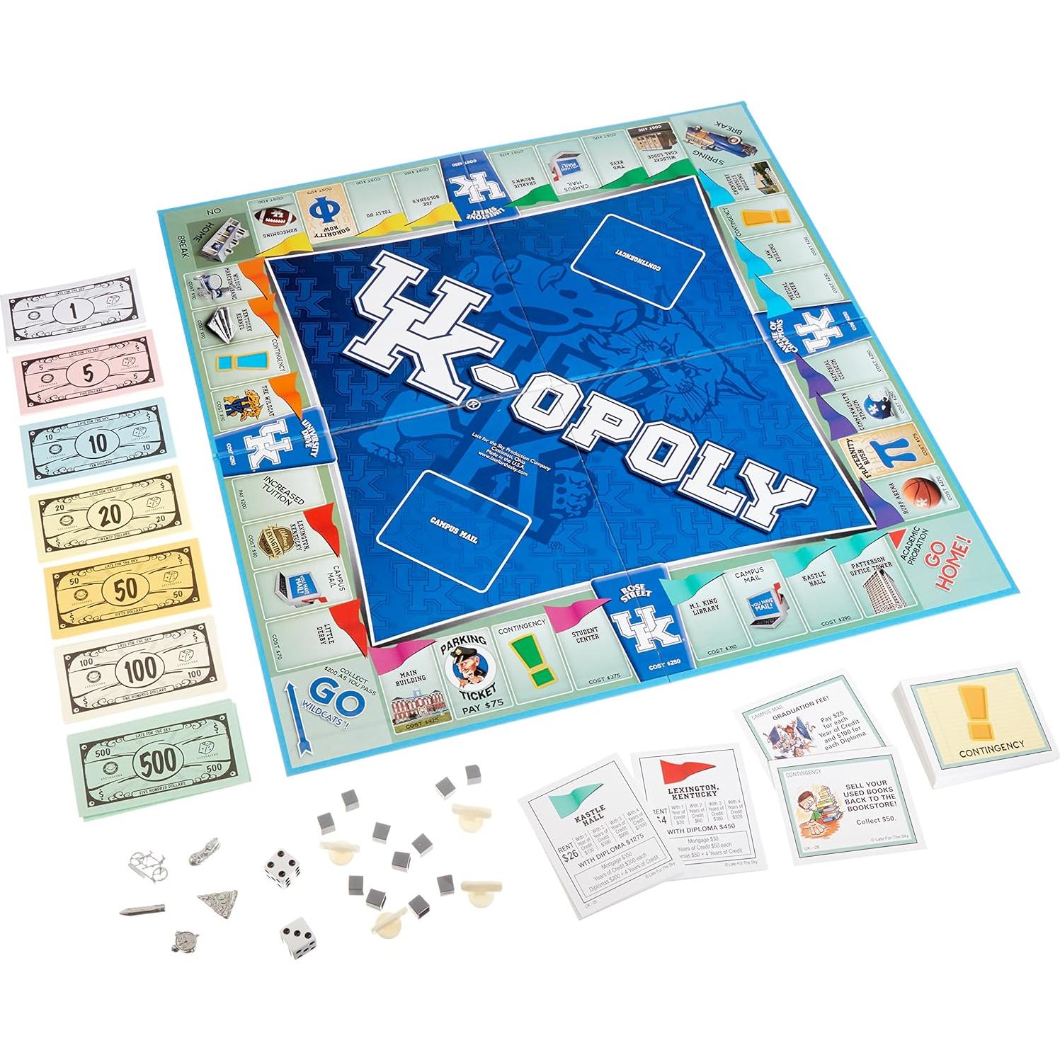 Juego de Mesa U.K.OPOLY Universidad de Kentucky - 2-6 Jugadores