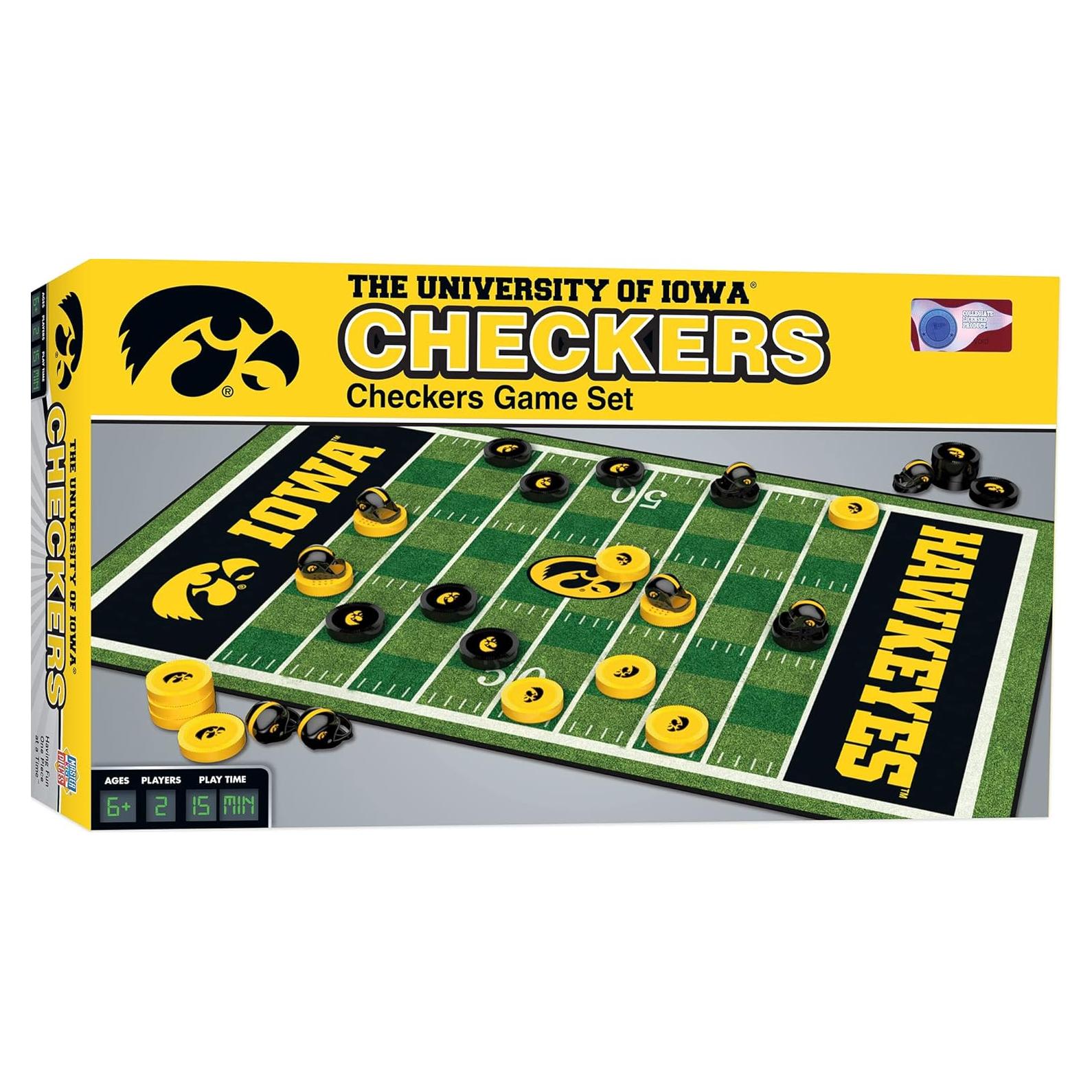 Juego de Damas MasterPieces Iowa Hawkeyes 33x53 cm