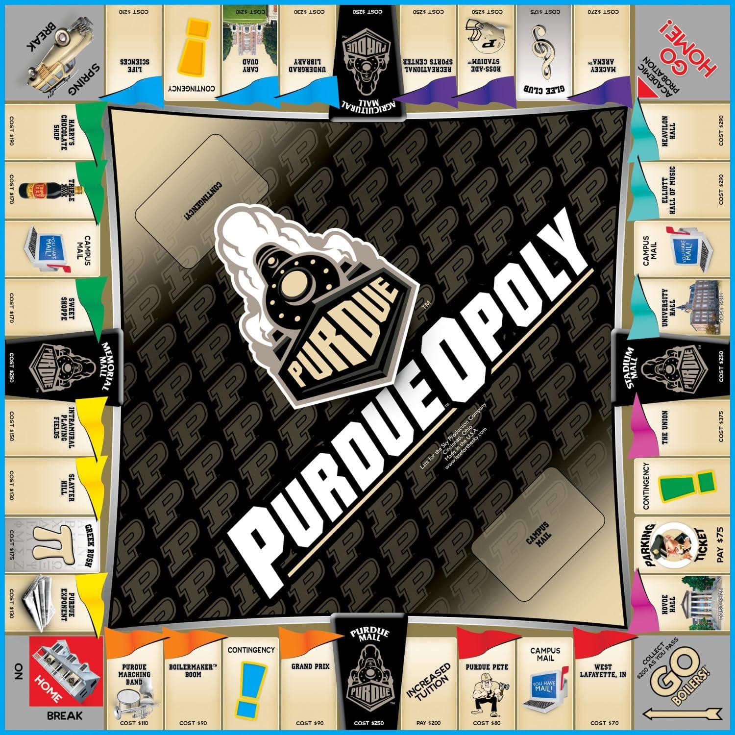 Juego de Mesa Purdueopoly Tarde para el Cielo - 2 a 6 Jugadores