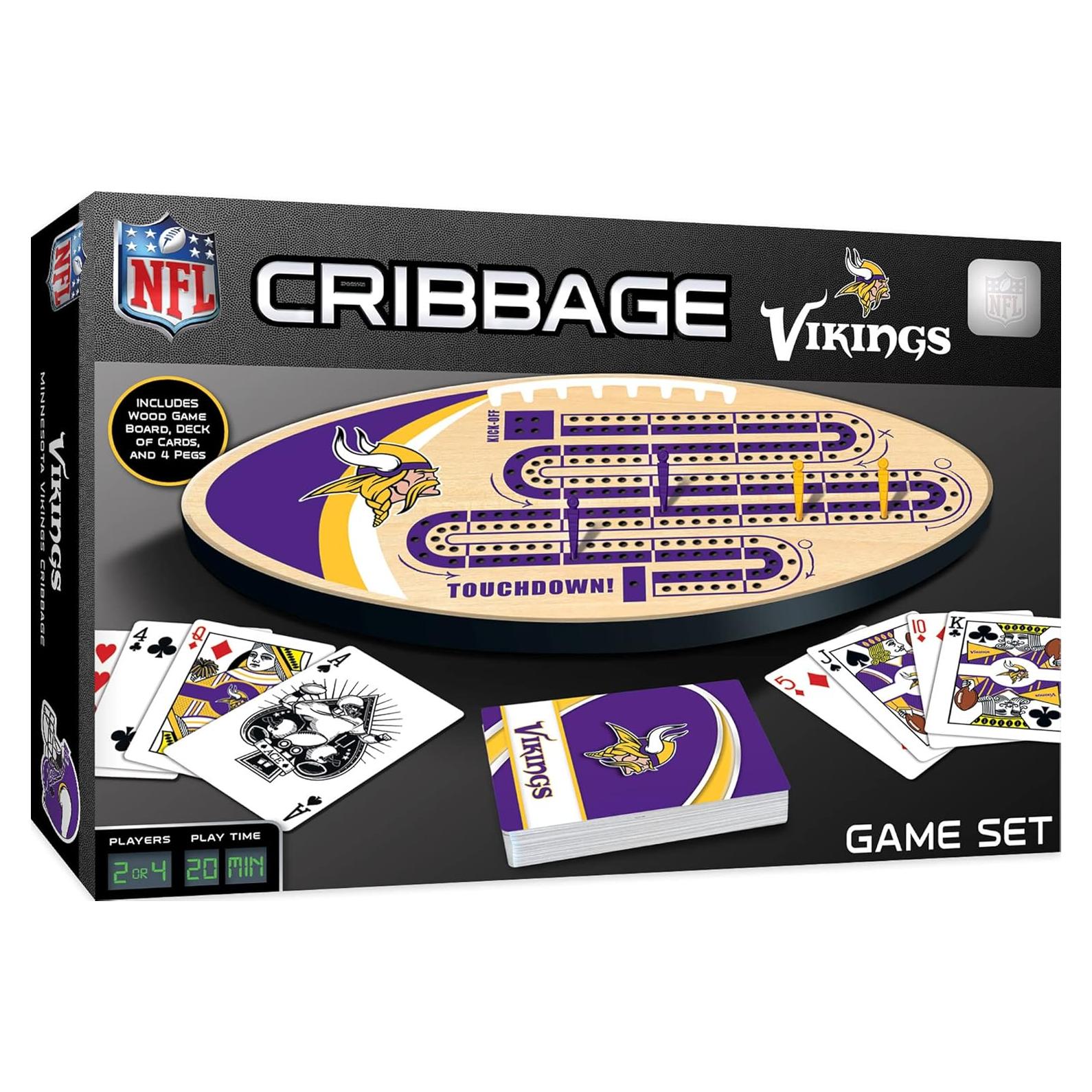Juego de Mesa Cribbage NFL Masterpieces - Minnesota Vikings