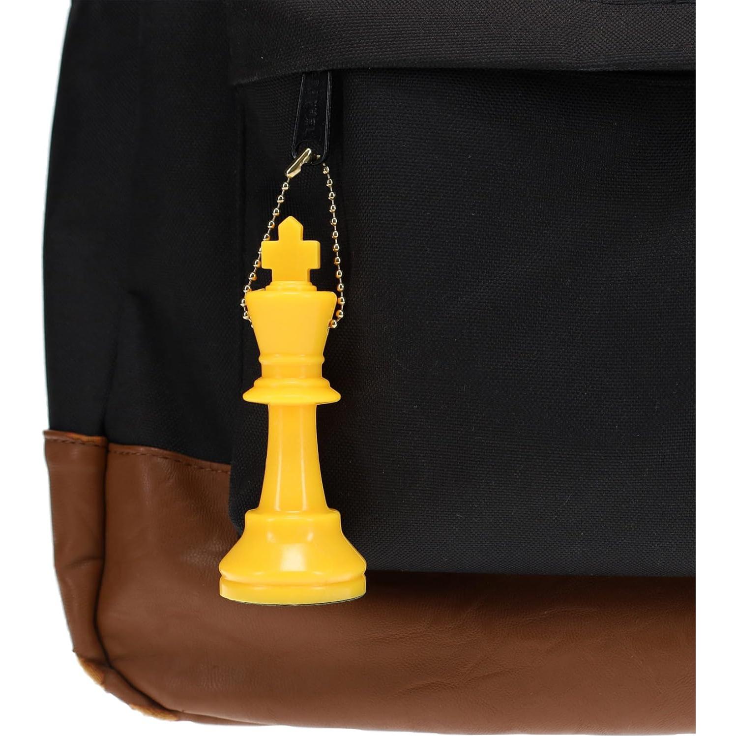 Conjunto de Ajedrez de Llaveros WE Games Amarillo 17 Piezas