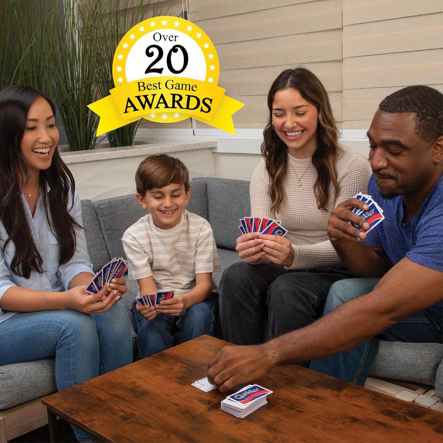 Quiddler Juego de Cartas - Palabras para Niños y Adultos 8+