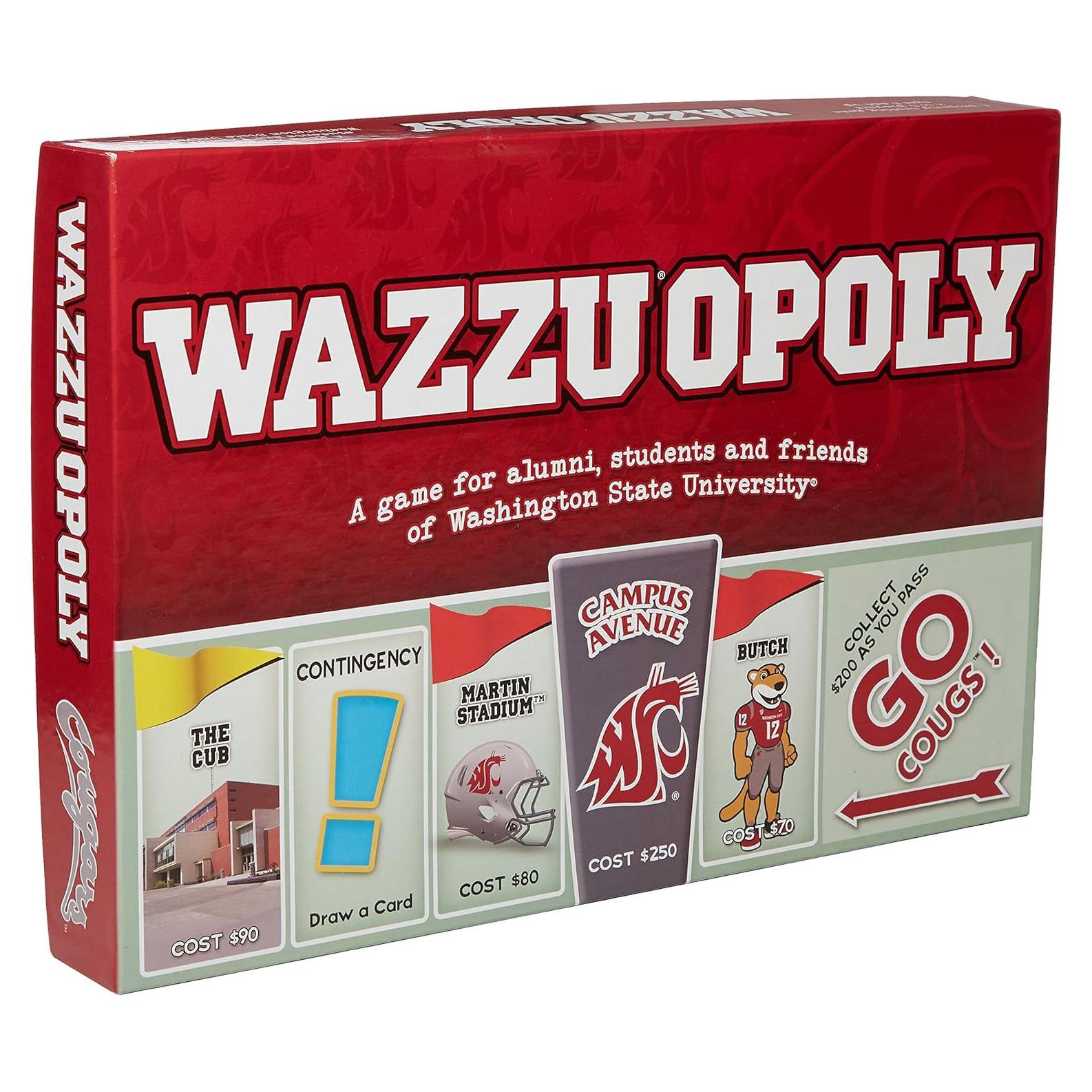 Juego de Mesa Wazzuopoly Tarde para el Cielo - Universidad Estatal de Washington