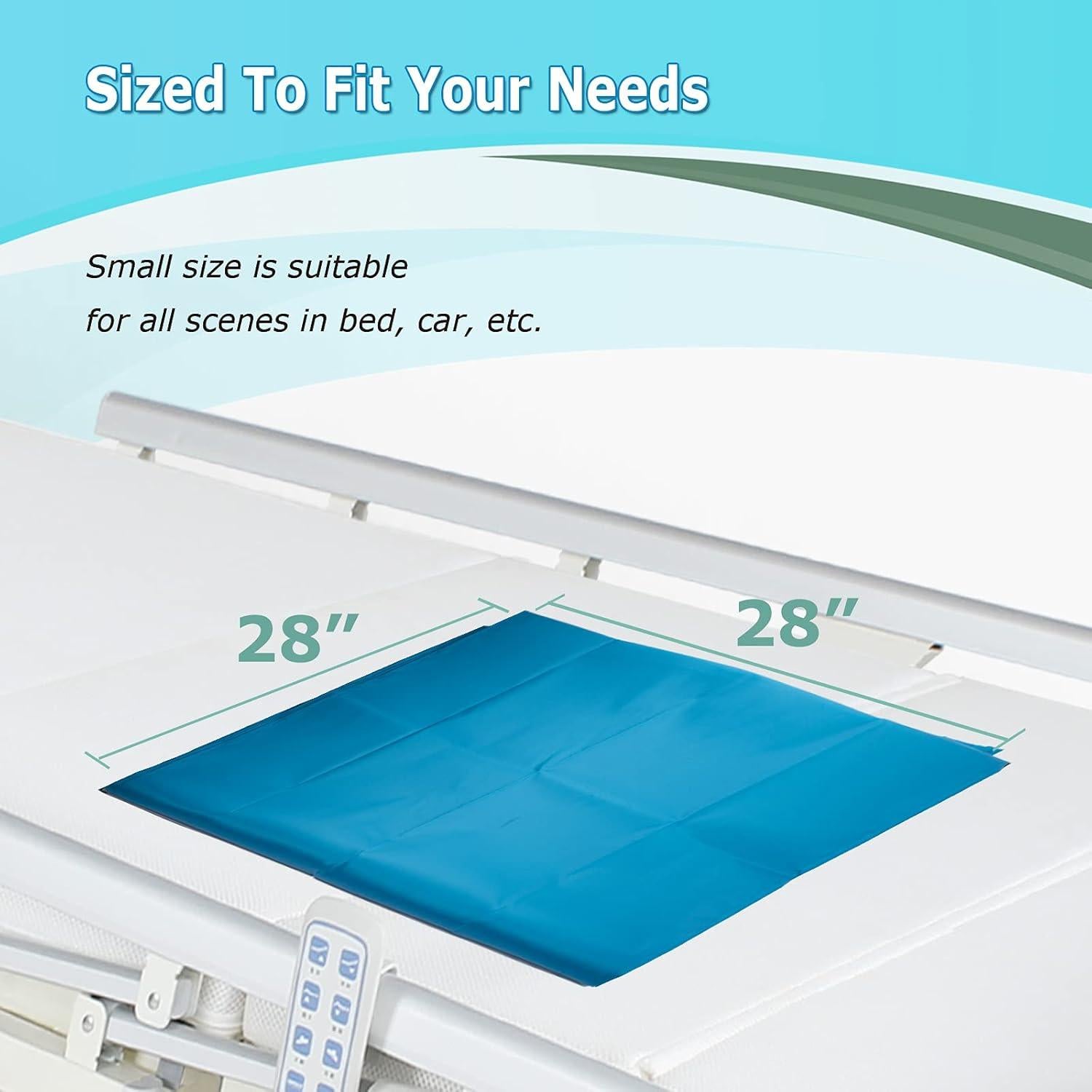 Hoja Deslizante Tubular LOSCHEN 72x72cm Azul Lago para Pacientes